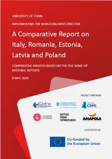 Implementing the Whistleblowing Directive. A Comparative Report on Italy, Romania, Estonia, Latvia and Poland